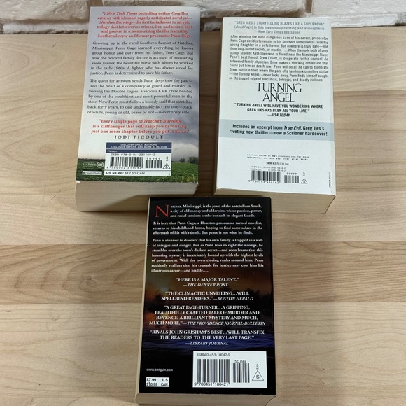 3 Books from Greg Iles Penn Cage series in Paperback GUC - Picture 2 of 8